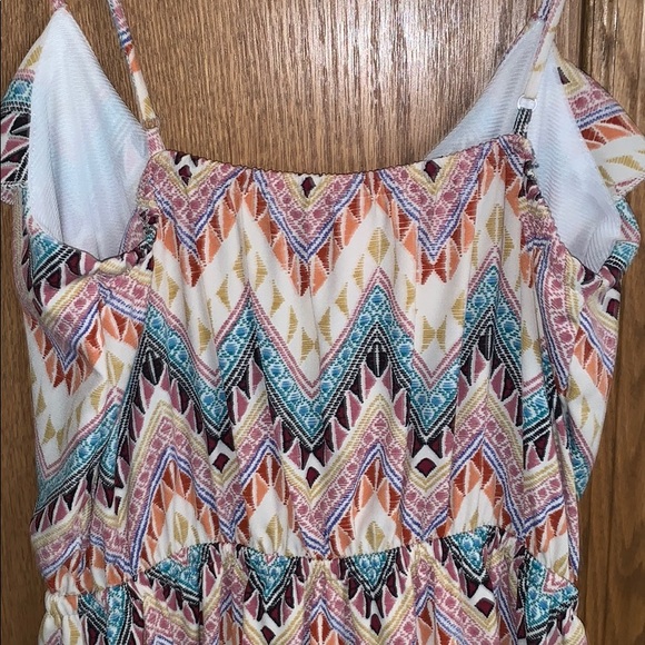 Francesca’s rainbow aztec flowy dress - Picture 4 of 4
